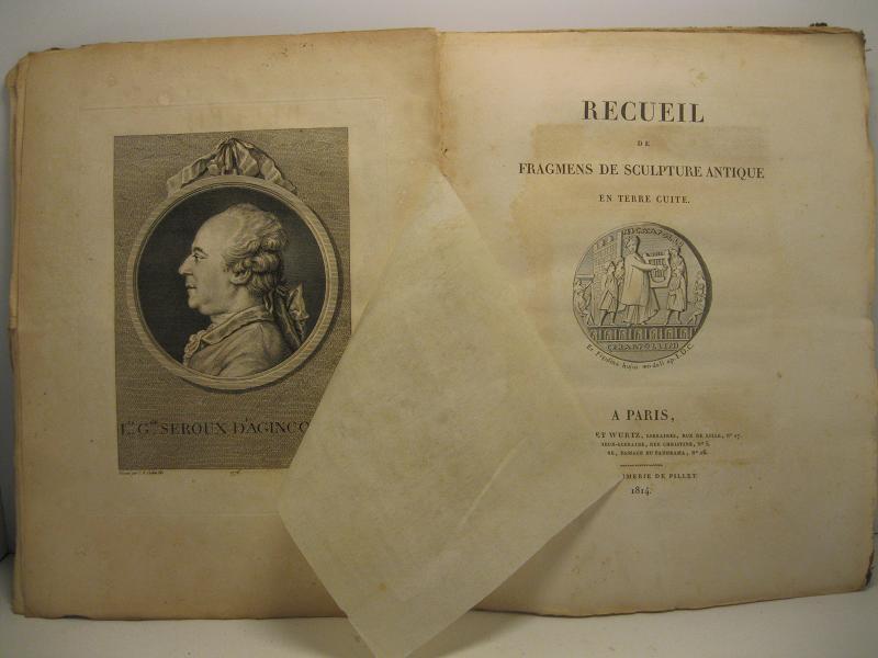 Recueil de fragmens de sculpture antique en terre cuite
